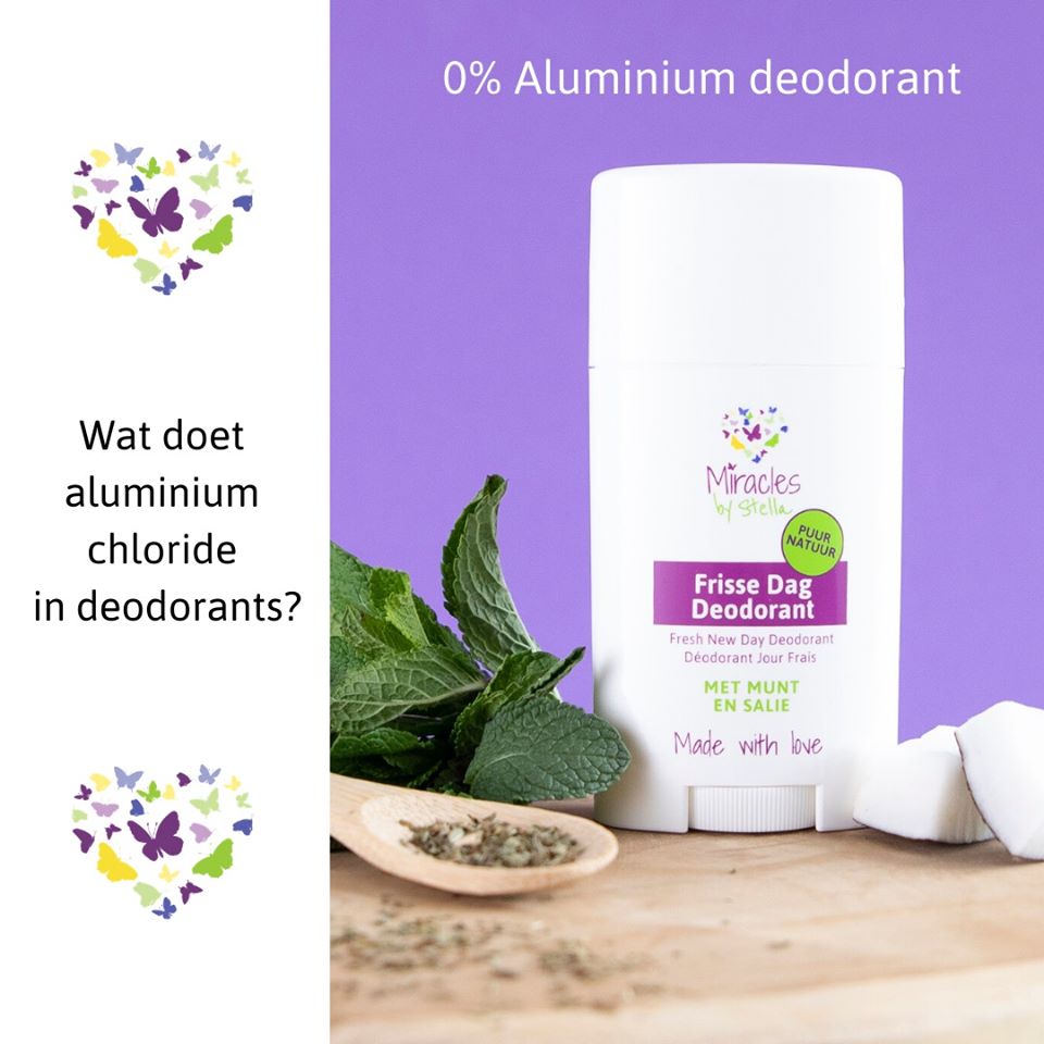 Collega schaal evenwicht Wat doet aluminium chloride in deodorant? - Miracles by Stella